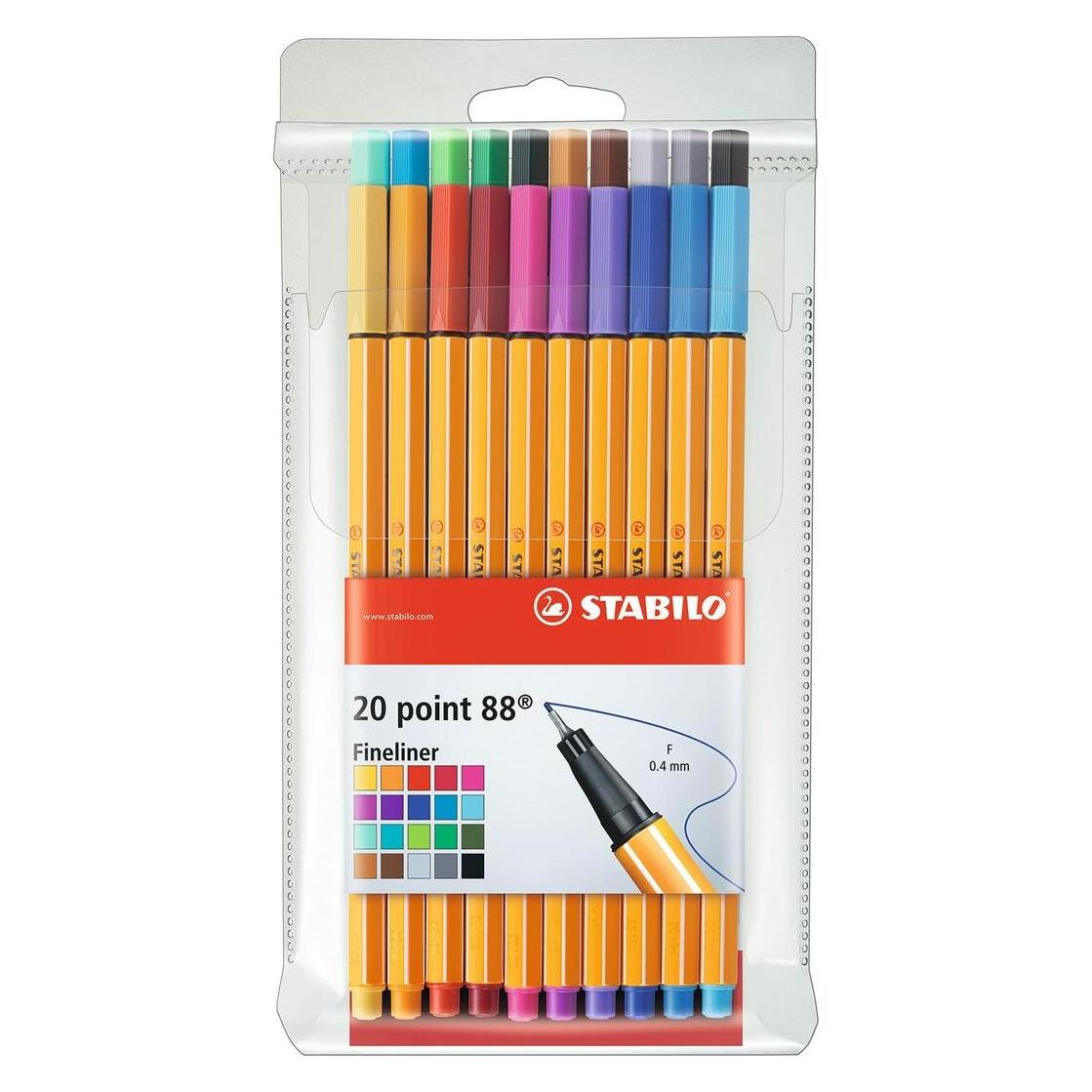 Stabilo point 88 Fineliner (20x) (88/20)