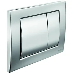 Schell WC-Betätigungsplatte FIELD Zweimengenspülung, mattchrom, 031266499 031266499