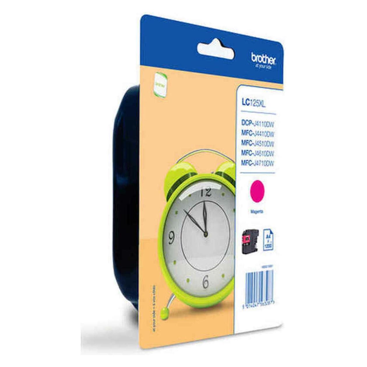 Brother LC125XLM - Sehr hohe Ergiebigkeit - Magenta (M) (LC125XLMBP)