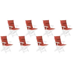 SESSELAUFLAGE Rot Maui