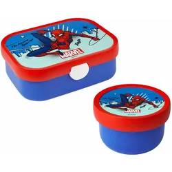 OBST- UND BENTOBOX SPIDERMAN Campus blau-rot 300 & 750 ml