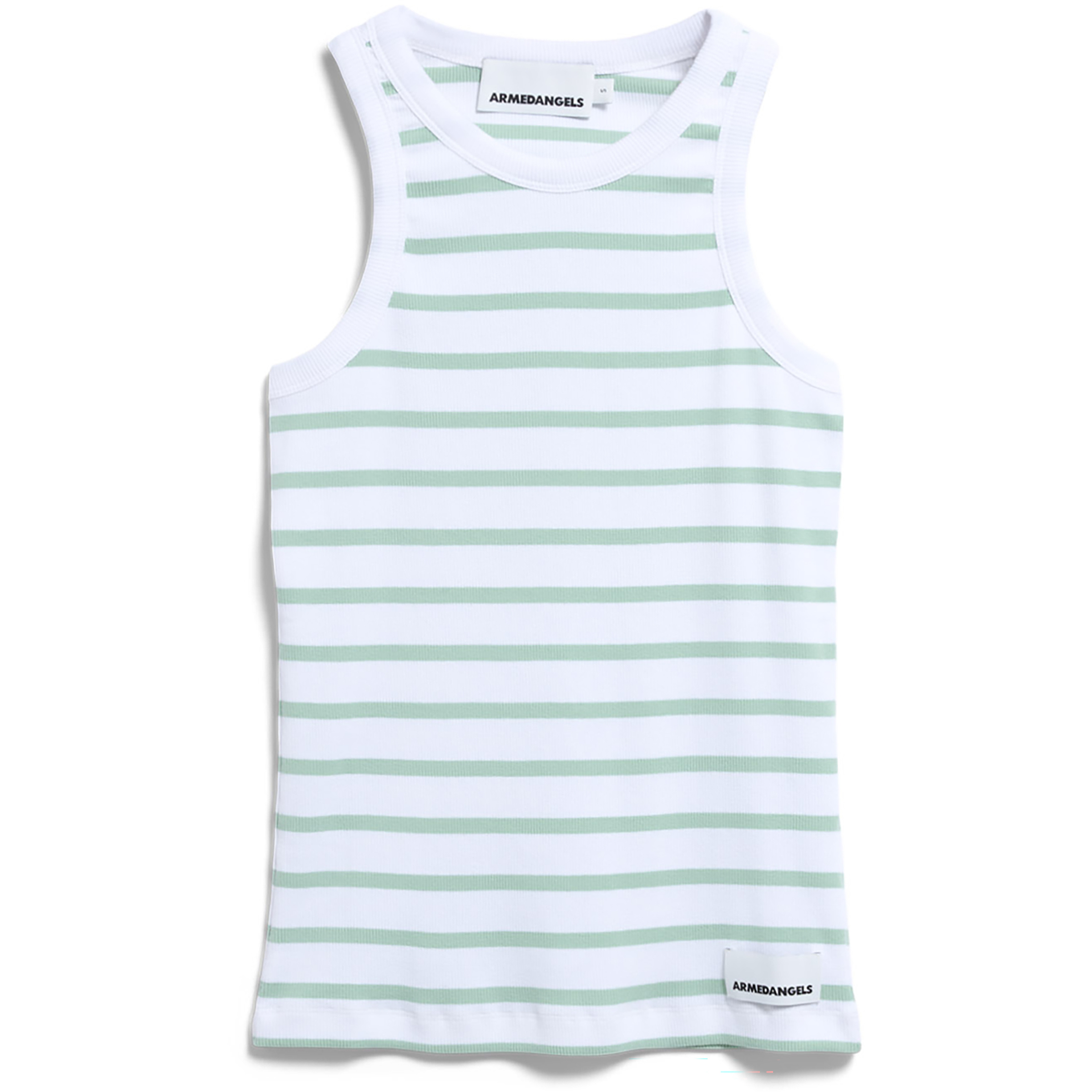 Armedangels Kanitaa Stripes Damen Tanktops gruen Größe L Lifestyle Hautfreundlich