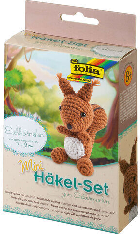 folia Häkel-Komplett-Set "Eichhörnchen"