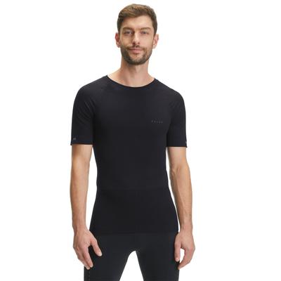 T-Shirt FALKE "Impulse Running", Herren, Gr. 4, schwarz (schwarz (3000)), Shirts T-Shirt