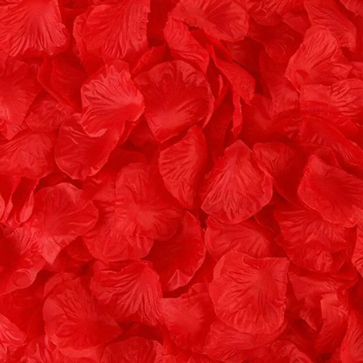 100 stuks Nep Rozenblaadjes van Rode Zijde voor Romantische Decoratie
