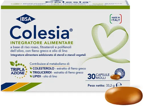 IBSA FARMACEUTICI ITALIA Srl Ibsa Farmaceutici, Colesia Soft Gel, 30 Capsule Molli