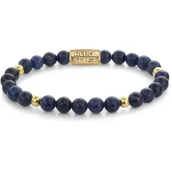 REBEL & ROSE - MORE BALLS THAN MOST - Midnight Blue - Yellowgold ionplated / 6 MM