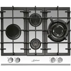 Kaiser KCG 6394 W Turbo Romb Luxus Gaskochfeld 60cm 4 Brenner inkl. WOK-Brenner 3,8kW