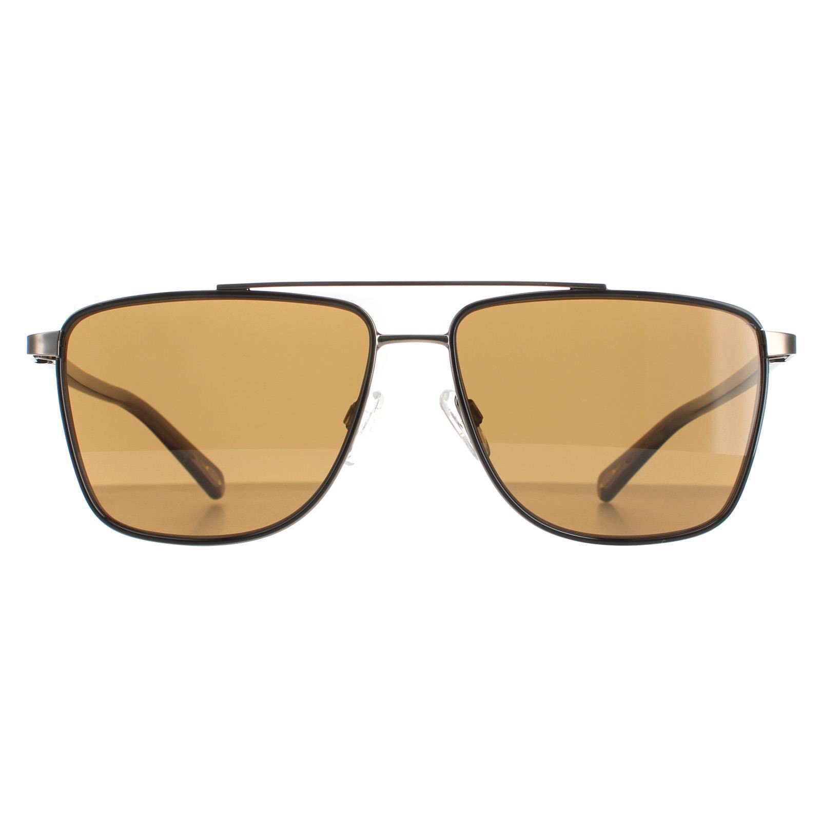 Ted Baker Vierkant Mannen Dark Gray Brown TB1577 Folke