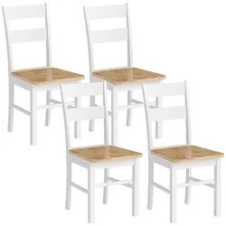 ESSZIMMERSTÜHLE 4er Set Eiche