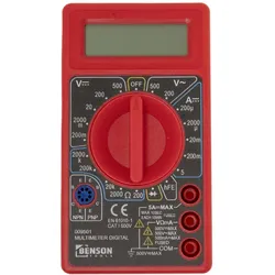 Benson, Multimeter, DIGITAL-MULTIMETER Vielfachmessgerät LCD Messgerät MULTIFUNKTIONSTESTER (Hand-Multimeter)