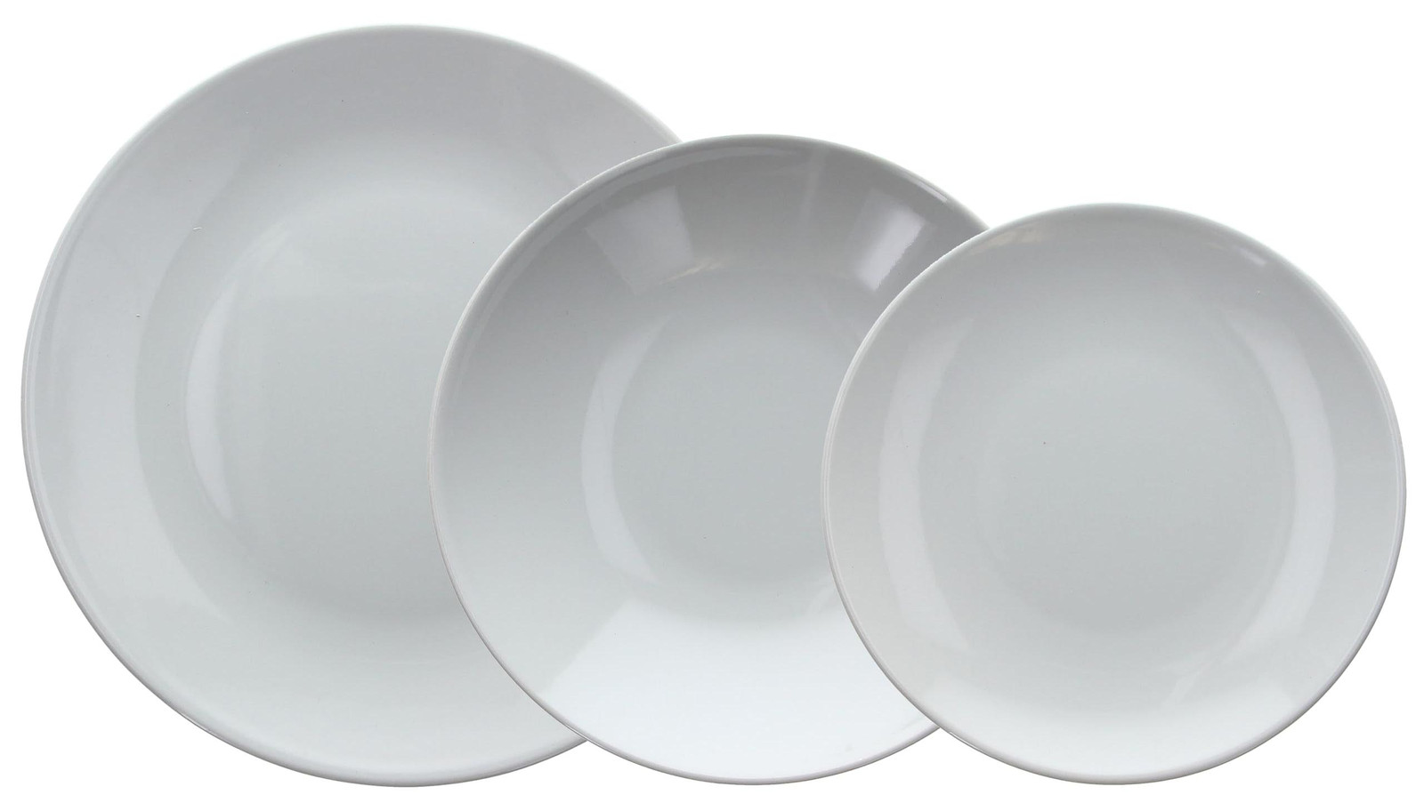 Dripio Servies voor 6 personen, 18-delig, Grijs, Steengoed
