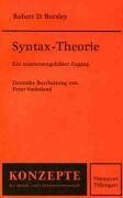 Borsley, Robert D. - Syntax-Theorie. Ein zusammengefaßter Zugang - Preis vom 09.10.2026 07:28:09 h