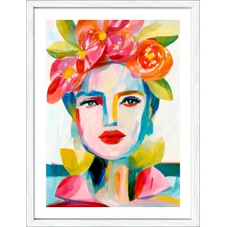 Gerahmtes Bild (BHT 32,50x42,50x2 cm) - bunt - BHT 32,50x42,50x2 cm