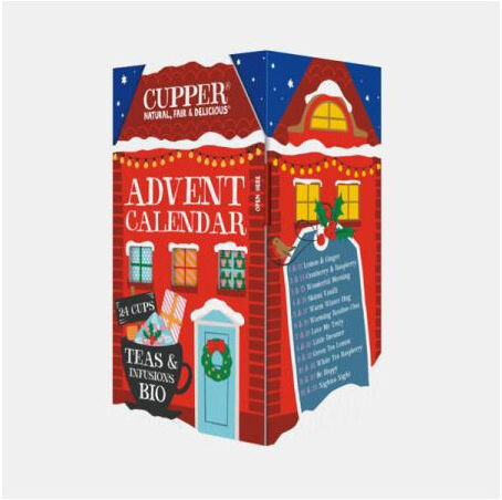 CUPPER INFUSOES NATAL - CALENDARIO ADVENTO BIO 24 SAQUETA