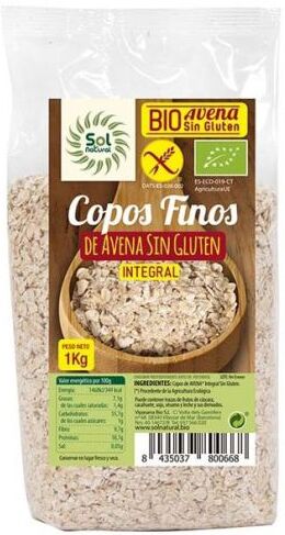 Sol Natural Family Bio Gluten-free Fine Oat Flakes 1 Kg
