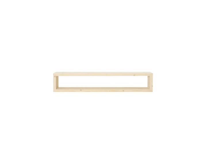 Meuble TV en bois de sapin naturel 120x30cm