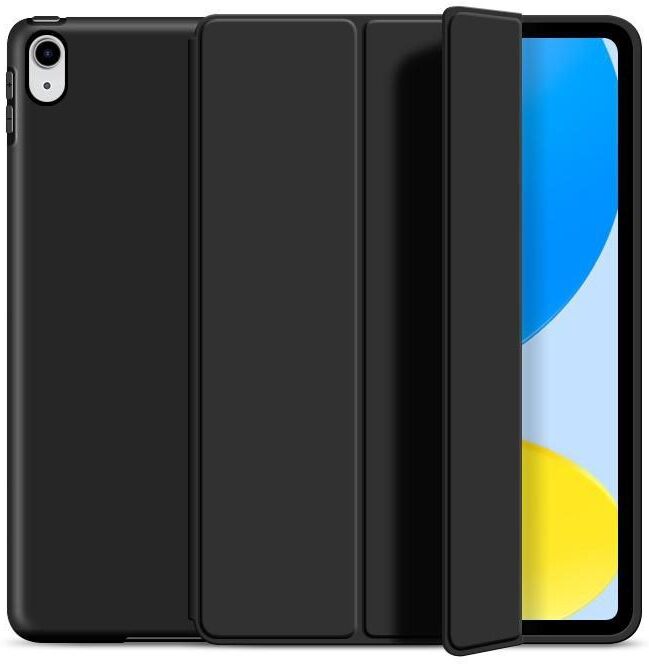 eSTUFF DENVER Folio Case for Apple iPad 11th/10th Gen - Black (ES68203001-BULK)