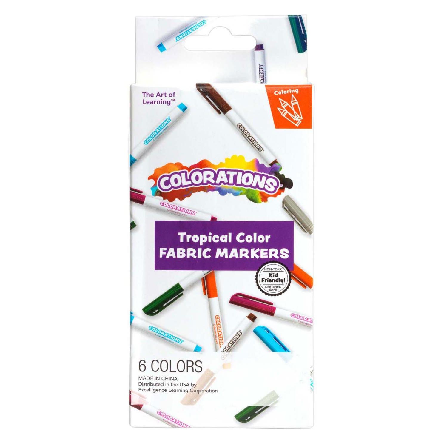 Colorations - Stoffmarker Tropical Colors - 6 Farben (6x) (60308251)