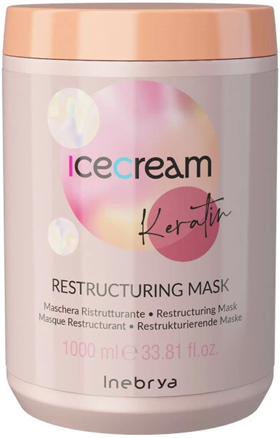 INEBRYA Ice Cream Keratin Restructuring Mask 1000ml