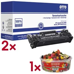 OTTO Office 2x Tonerpatrone ersetzt Hewlett Packard »CF 226 A« Nr.26A inkl. Fruchtgummi »Col schwarz