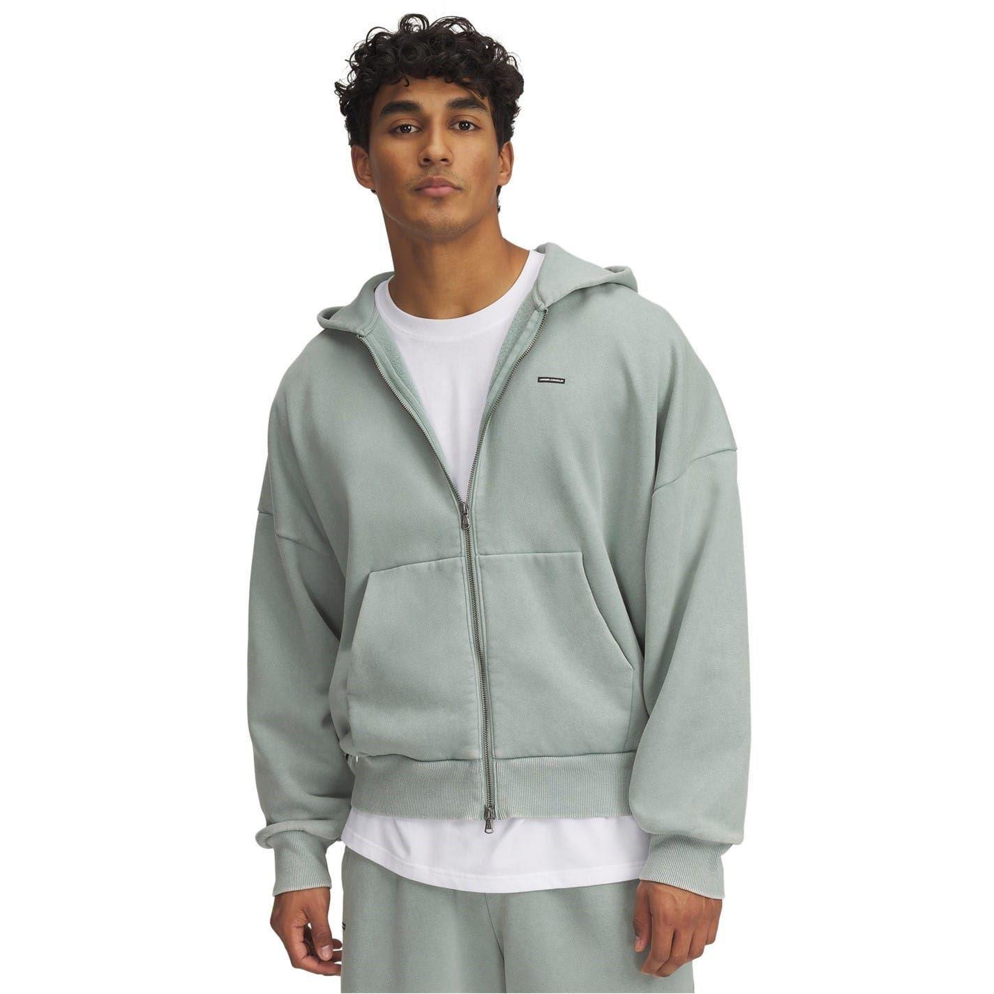 Under Armour Heren fleece hoodie (Groen)