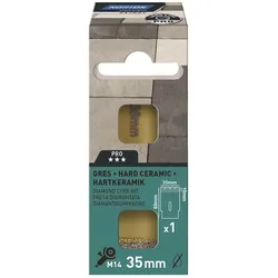 Norton Expert Diamant Fliesenbohrkrone PRO VB DRY 35 mm M14 für Winkelschleifer