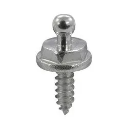 Blechschraube für Druckknopf, A2, 4,2x12mm