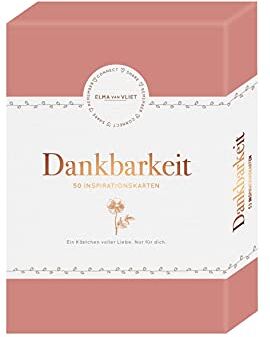 Vliet, Elma van - Elma van Vliet Dankbarkeit - 50 Inspirationskarten (Impulse und Denkanstöße für den Alltag) - Preis vom 19.10.2026 19:33:35 h