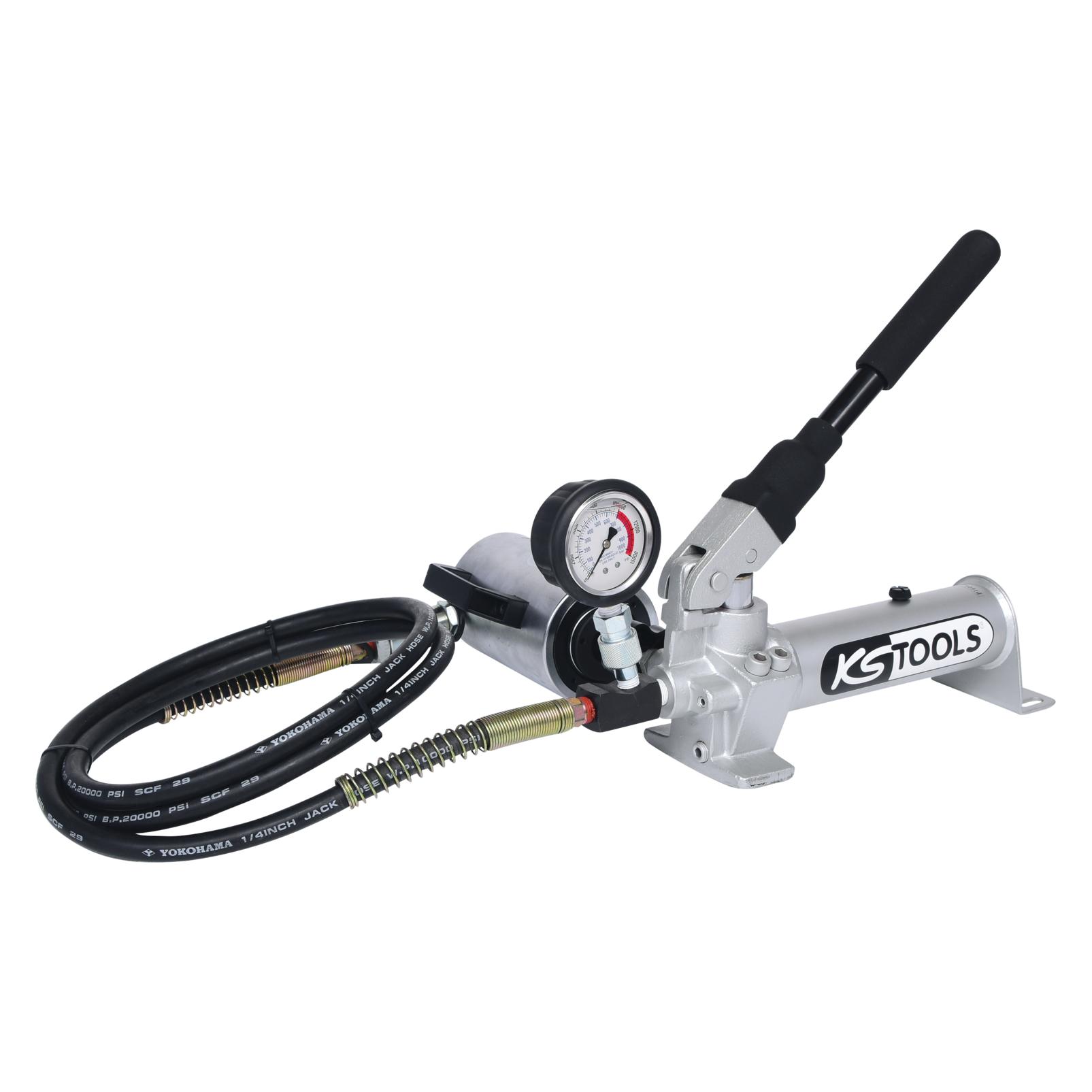 KS Tools Hydraulik-Zug- und Druckeinheit, 4-tlg (700.1790)