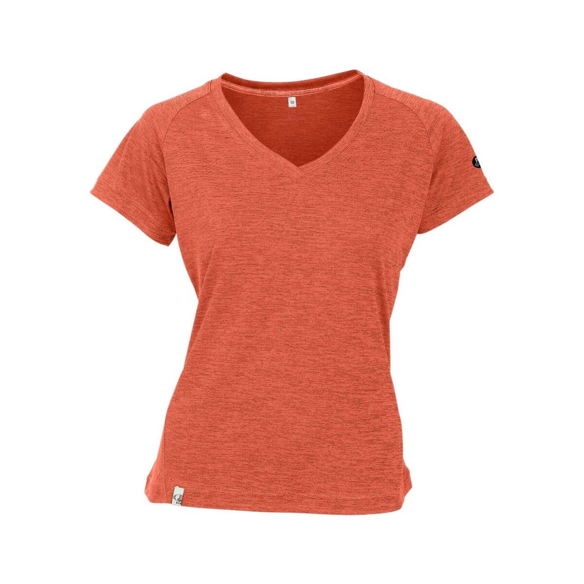 MAUL Sport Ridnaun Fresh - 1/2 T-shirt m. Print orange (44) 44 5344400793-44-44