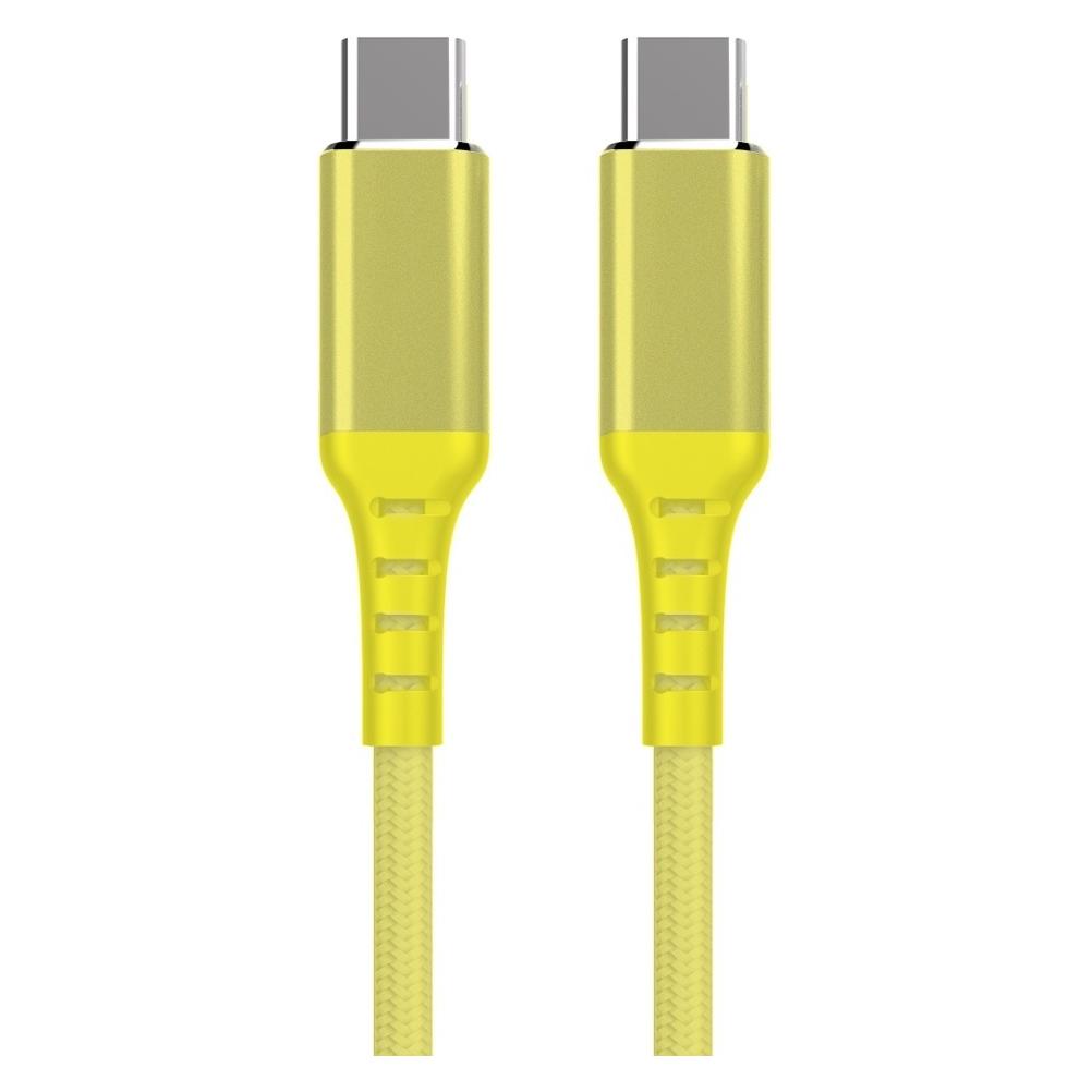 Fuj Tek 1m USB-C to USB-C Cable, Yellow (1 m, 60 W) (46367326)