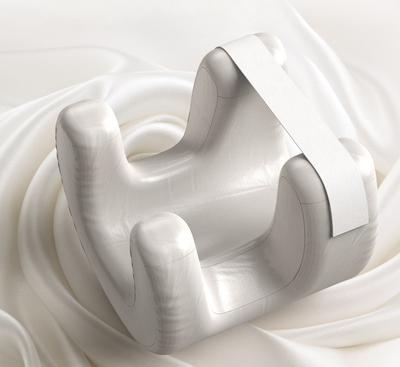 The Handy Homestead Premium Ergonomic Cervical Pillow For Neck & Shoulder Pain Relief white