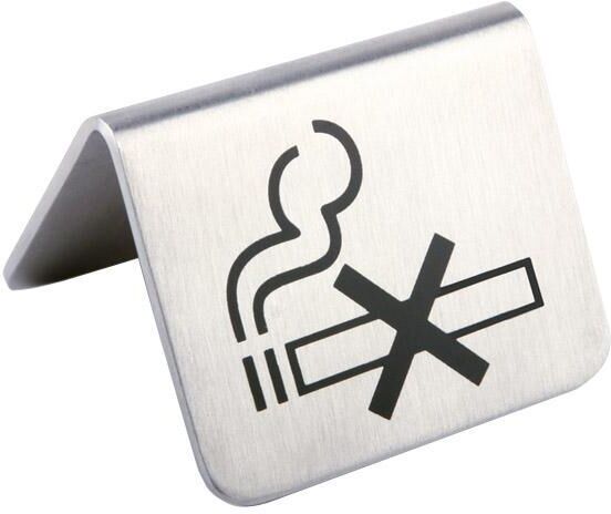 APS Set 2 segnatavolo "Not Smoking" 5,5 x 5,5 cm