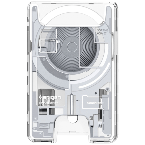Spigen Ultra Hybrid Zero One Magnetisch Karteninhaber Weiß Apple iPhone