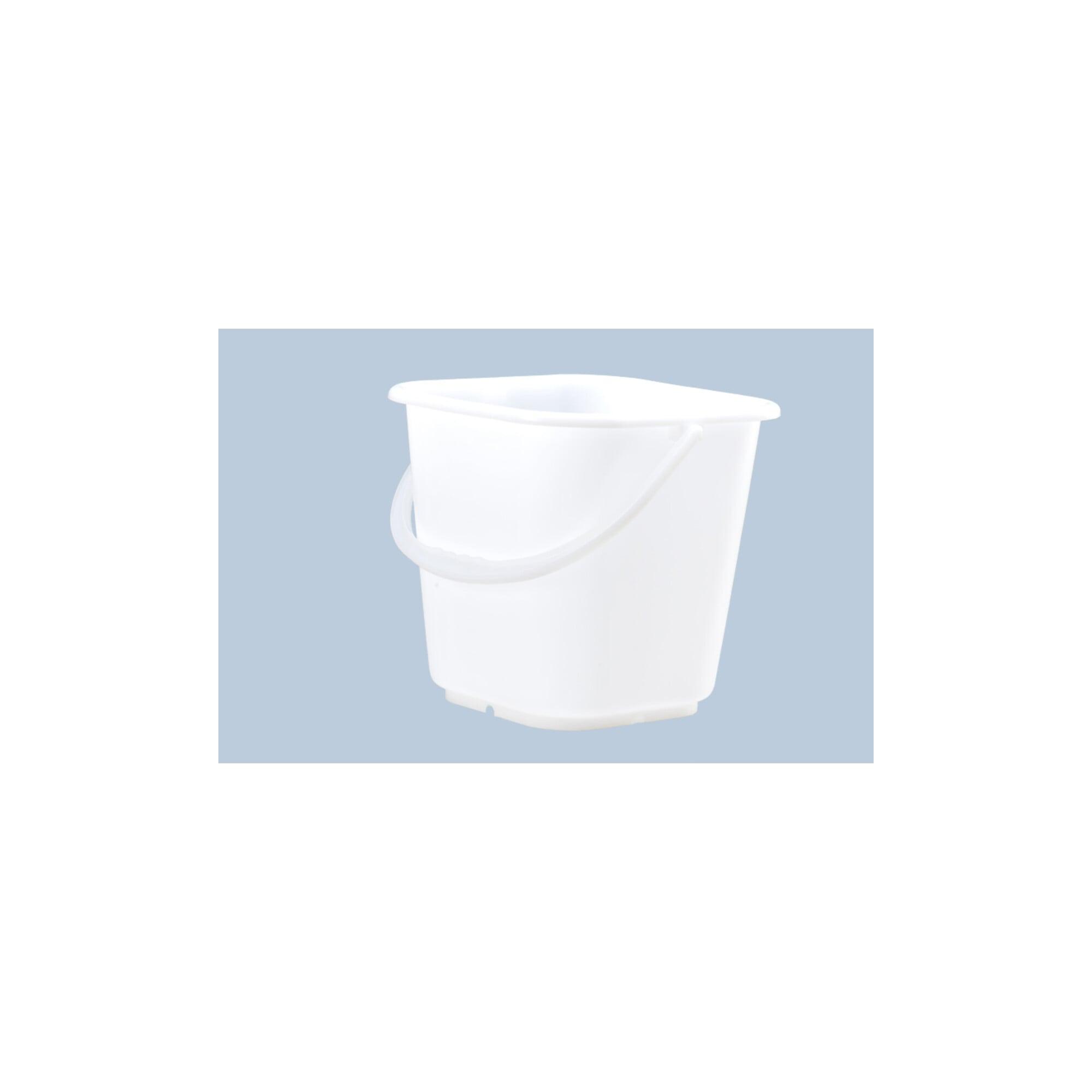 Hünersdorff Industrie-Eimer 14 L, eckig naturfarben, HDPE (943100)
