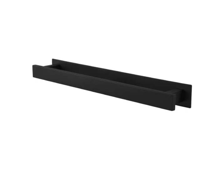 Sanics Handdoekrek Zonder Boren Zwart 40 CM - Handdoekhouder - Handdoekenrek Badkamer of Keuken - Handdoekstang Zelfklevend - Handdoekhouders RVS