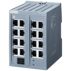 Siemens 6GK5116-0BA00-2AB2 SCALANCE XB116, unmanaged switch, 16x 10/100 Mbit/s RJ45 ports 6GK51160BA002AB2
