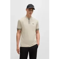 BOSS für Herren. 50525147 Poloshirt Pariq beige (XXL), Lässig, Baumwolle, Kurzarm