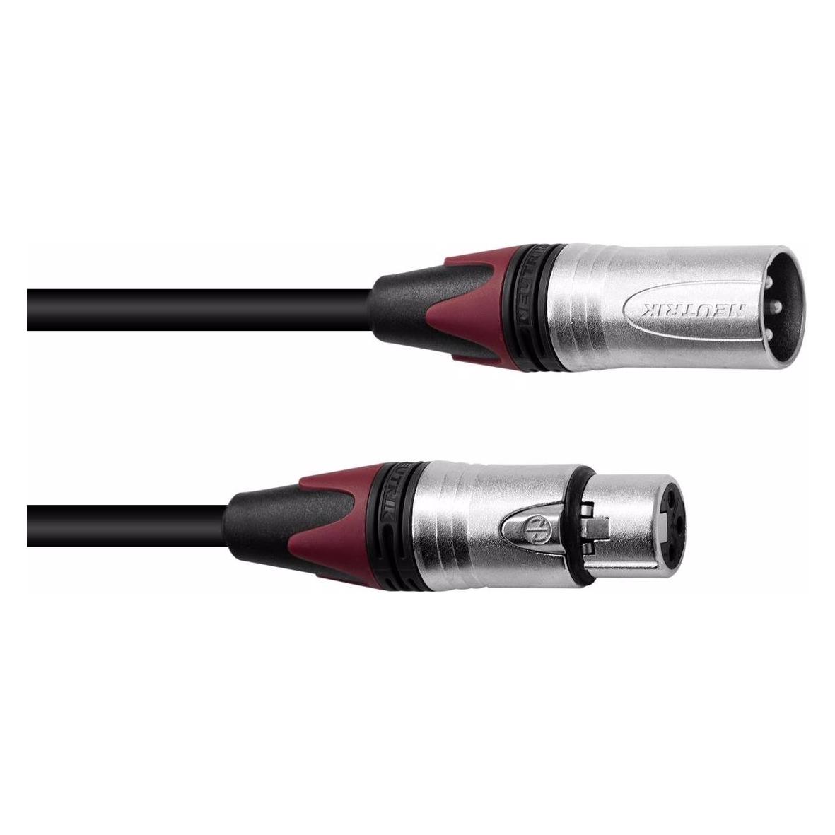 Psso XLR Kabel COL 3pol 10m sw Neutrik (10 m, XLR Kabel) (30227849)