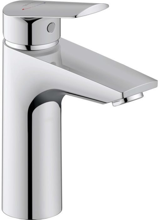 Duravit No. 1 Waschtischarmatur N11021002010 ohne Zugstangen-Ablaufgarnitur, Ausladung 106mm, Fresh-Start, chrom