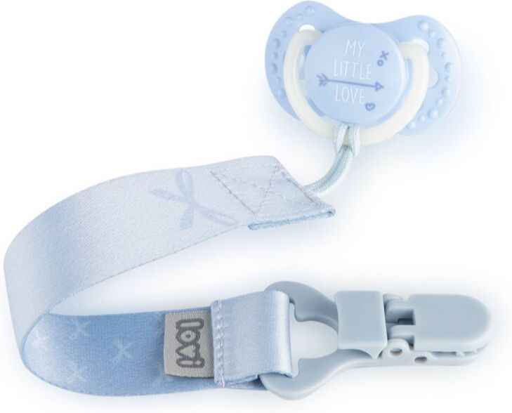 LOVI Baby Shower attache-tétine avec ruban Boy 1 pcs