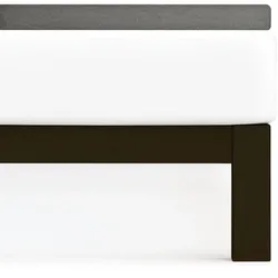 Traumschlaf Flausch Frottee Topper Spannbettlaken 120x200 cm - 130x200 cm | schiefer - grau