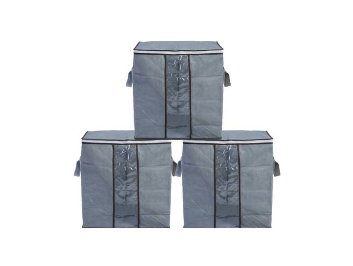 White Label sac de rangement pour vêtements, lot de 3