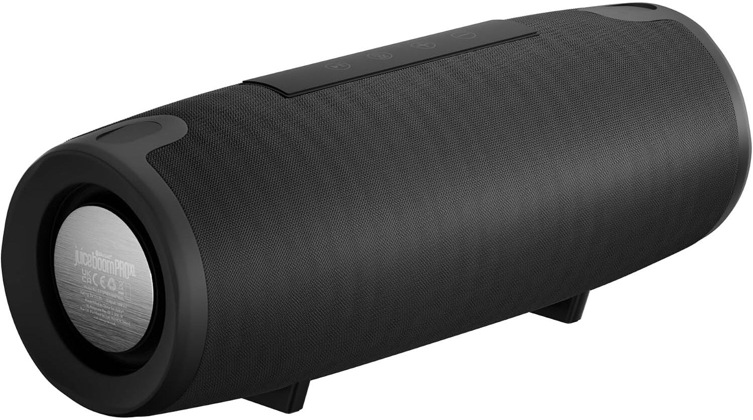 Juice BoomPRO-XL Bluetooth Speaker – 20W 360° Sound, 18-Hour Playback, IPX5 Splashproof – Black, New