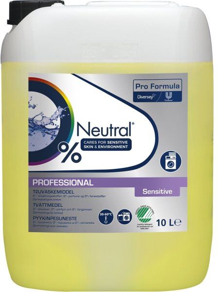 Neutral Pro Flydende Vaskemiddel, Sensitive, 10l