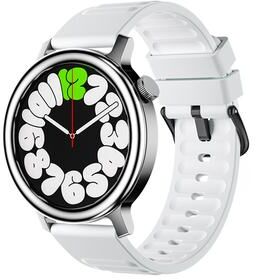 Clever Finds AI Smart Watch With Bluetooth Calling Heart Rate Health Monitoring For Men Women silver