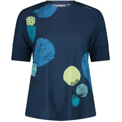 CMP Campagnolo, Damen, Sportshirt, Technisches Damenmuster-T-Shirt (S), Schwarz