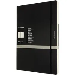 Moleskine, Heft + Block, PROF - Notizbuch (A4, Liniert, Weicher Einband)