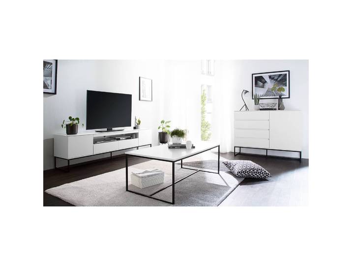 Buffet 115 x 86 x 40cm Blanc/Blanc mat